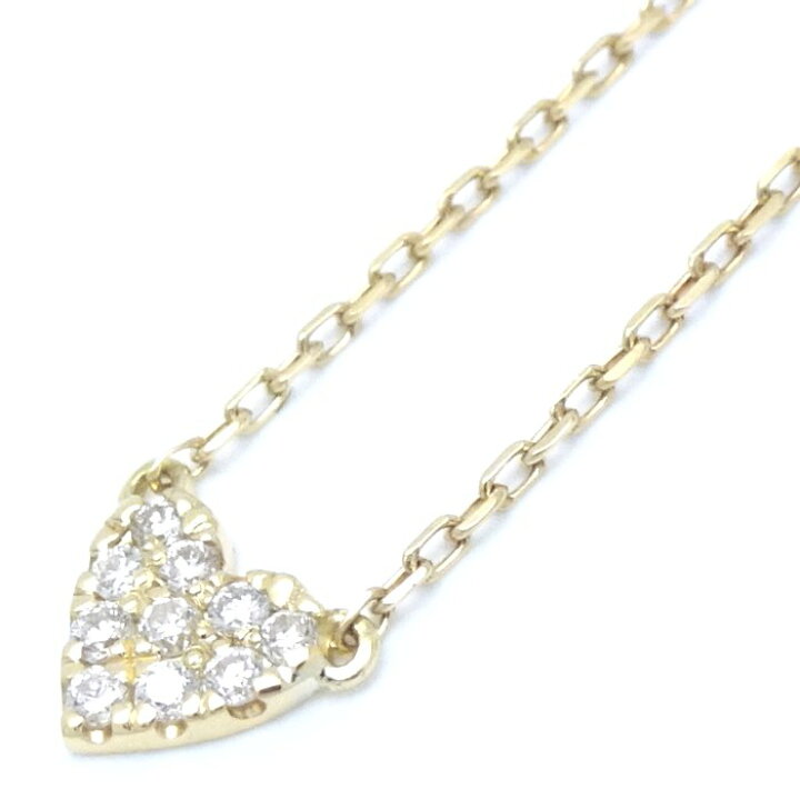 楽天市場】AHKAH アーカー ハート ネックレス ダイヤモンド0.05ct 