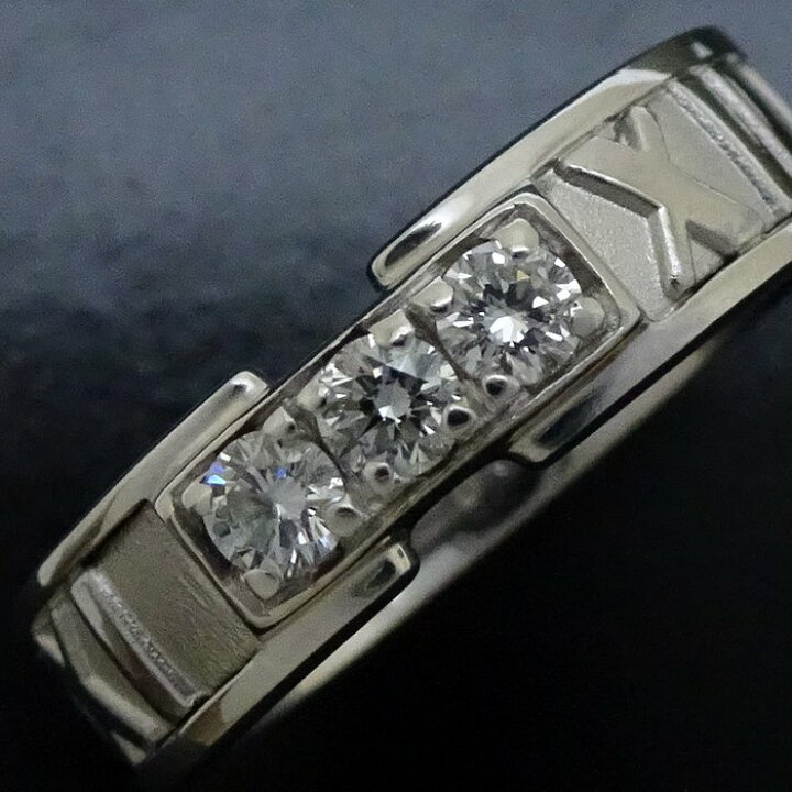 楽天市場】TIFFANY&Co. ティファニー アトラス リング 指輪 3P  