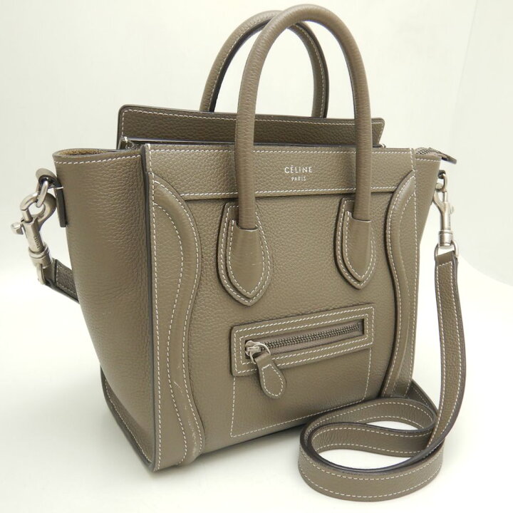 楽天市場】CELINE セリーヌ ラゲージナノ 18924DRU.09SO 2WAY 