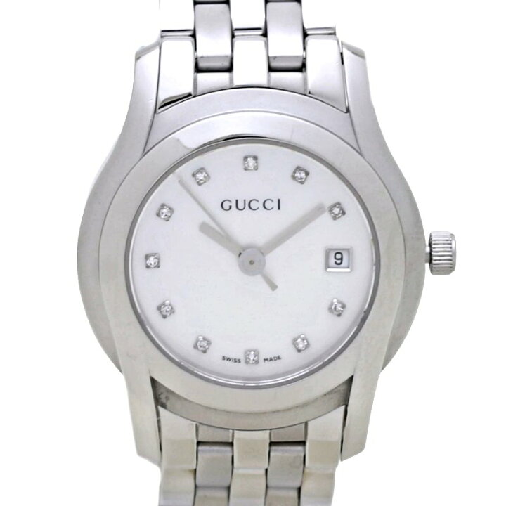 楽天市場】GUCCI グッチ Gクラス YA055501 5500L 11Pダイヤ【磨き済  