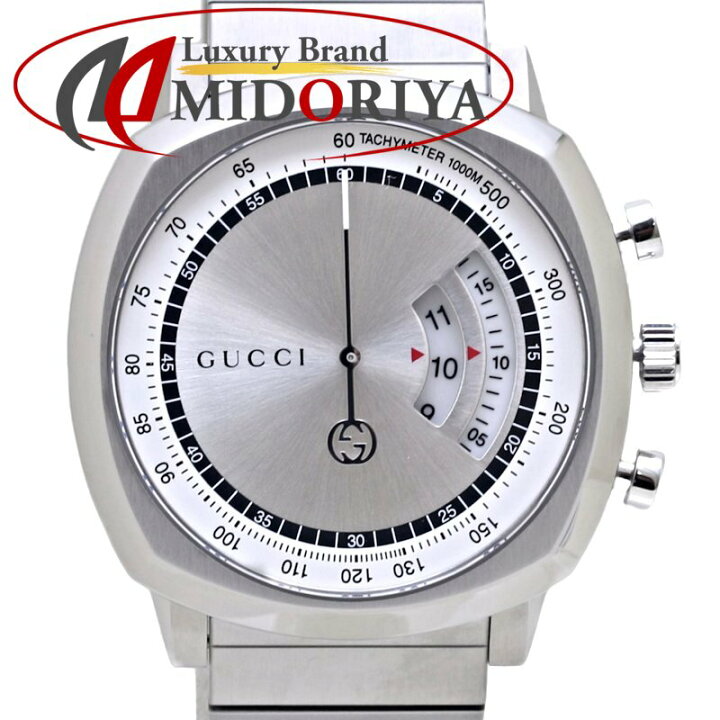 楽天市場】GUCCI グッチ グリップ クロノグラフ YA157302 157.2【未 