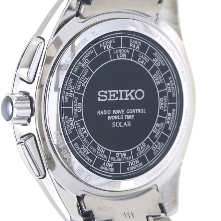 楽天市場】SEIKO セイコー ブライツ ワールドタイム SAGA167 8B54-0BC0 
