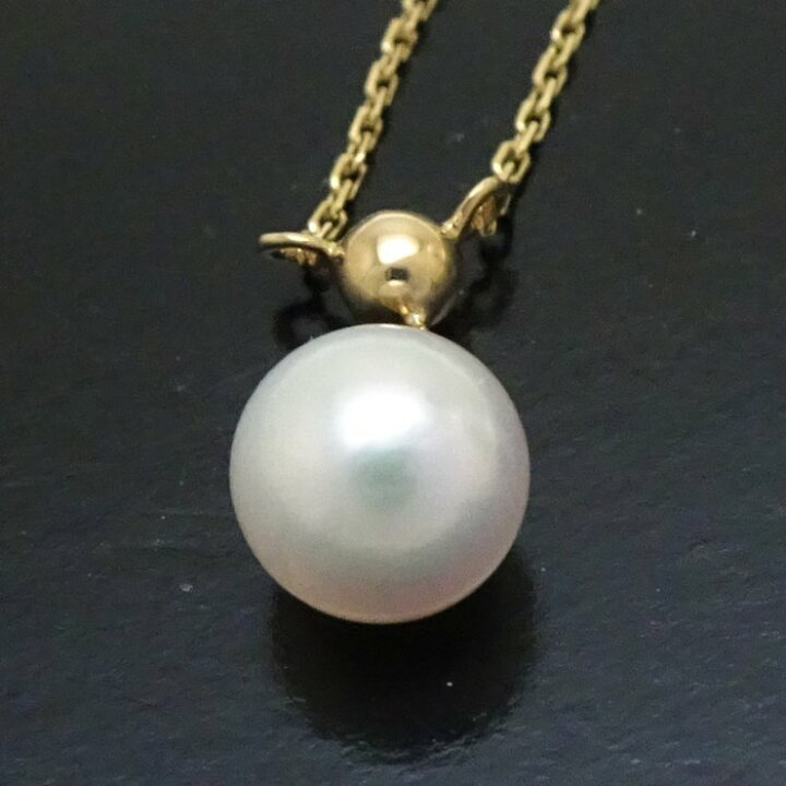 楽天市場】4℃ ヨンドシー パール ネックレス 真珠6.1ミリ K18YG 