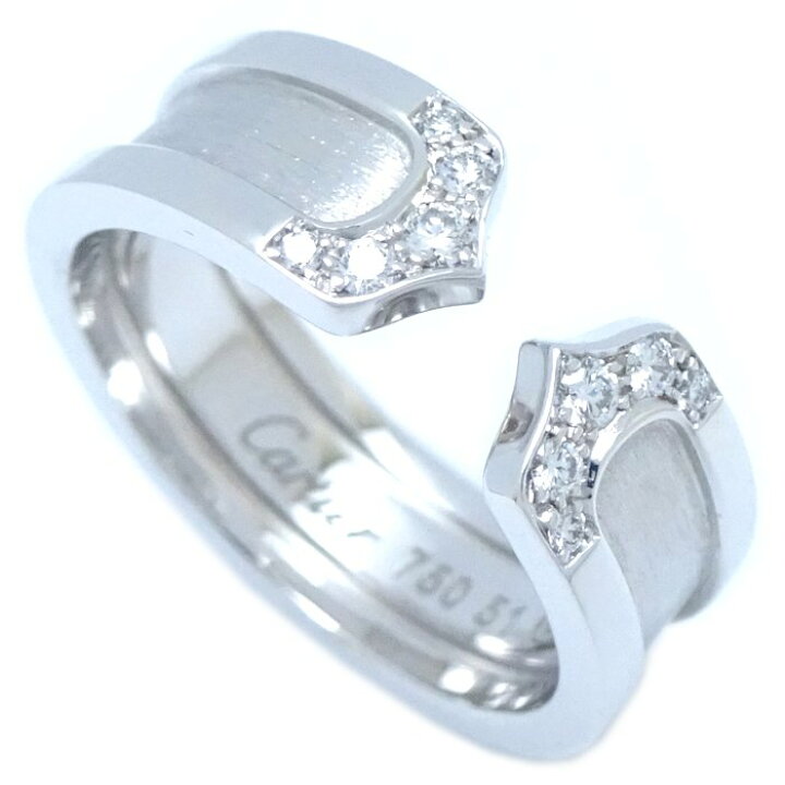 楽天市場】CARTIER カルティエ C2 リング 指輪 ダイヤモンド #51 11号  