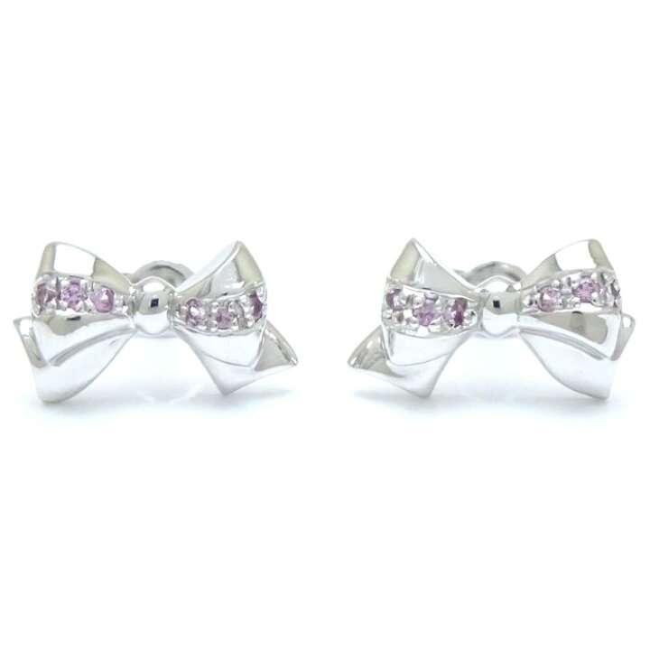 楽天市場】Samantha Tiara サマンサティアラ リボン ピアス ピンク 