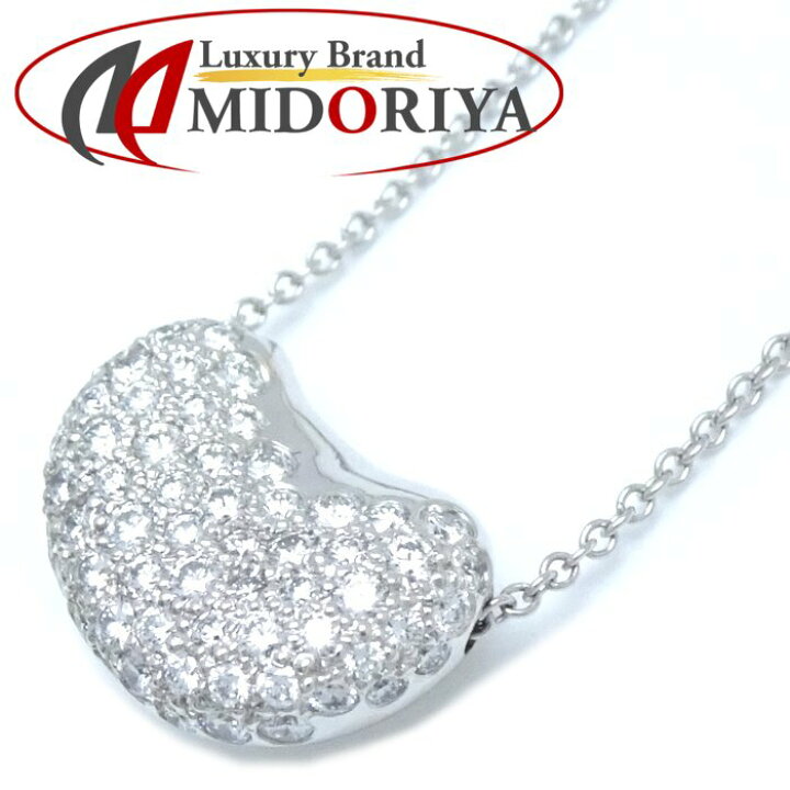 楽天市場】TIFFANY&Co. ティファニー ビーン ネックレス ダイヤモンド  