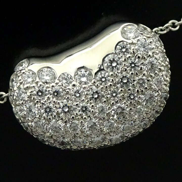 楽天市場】TIFFANY&Co. ティファニー ビーン ネックレス ダイヤモンド  