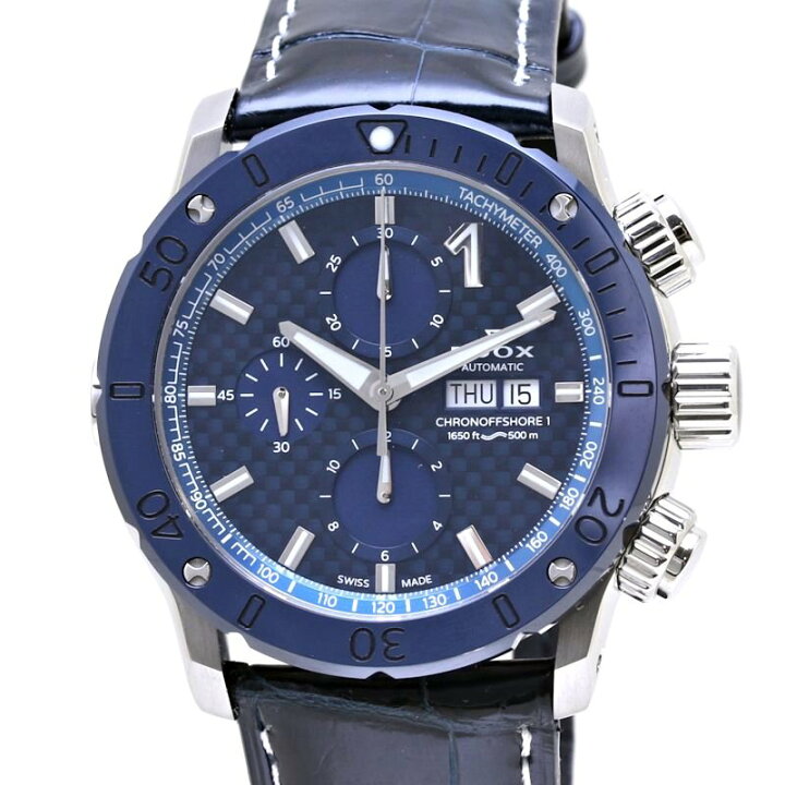 楽天市場】EDOX エドックス クロノオフショア1 01122-3BU3-BUIN3 