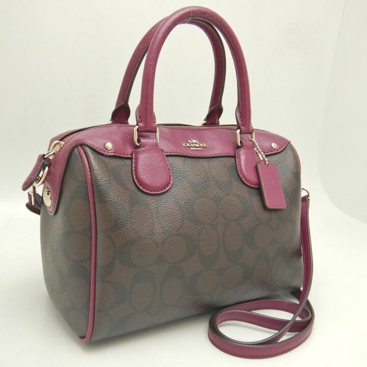 楽天市場】COACH コーチ ミニベネットサッチェル F36702 ミニボストン 