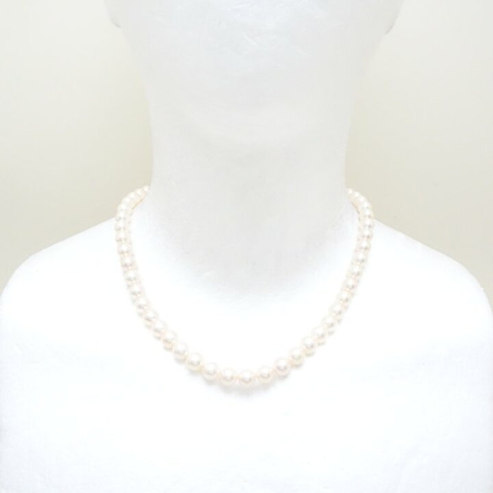 楽天市場】TASAKI 田崎真珠 パール ネックレス 真珠7～7.5ミリ 43cm 