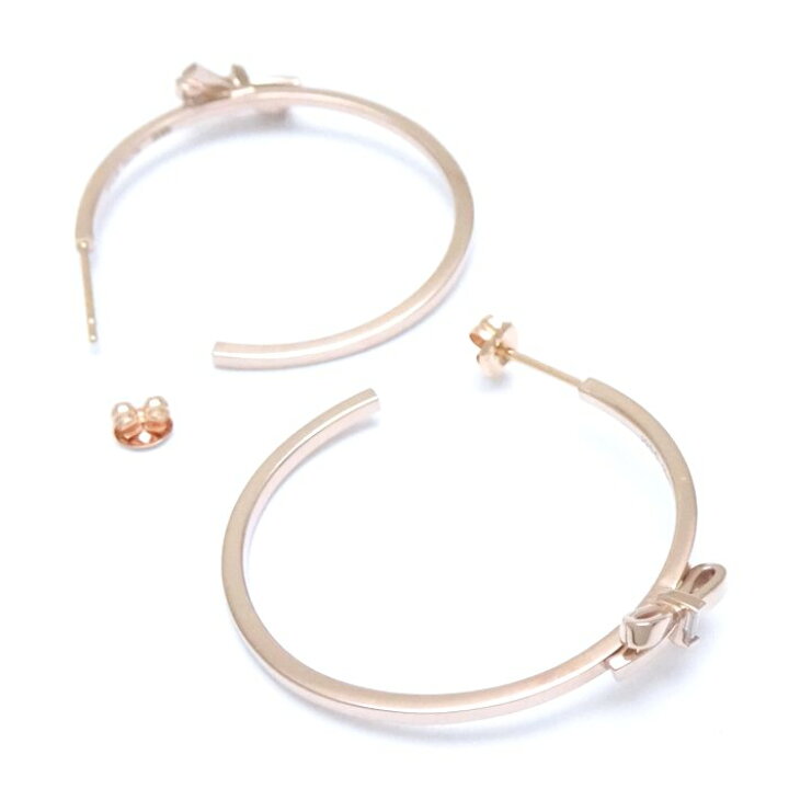 アーカー AHKAH リボン ピアス ゴールド色 /SR レディース Amazon  