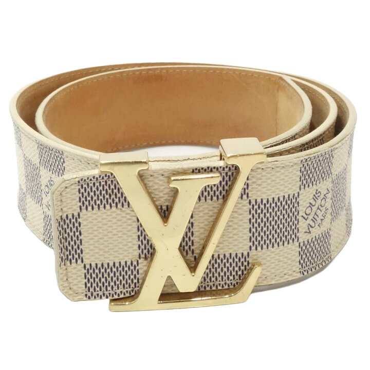 楽天市場】LOUIS VUITTON ルイヴィトン ダミエ アズール ベルト M9609 