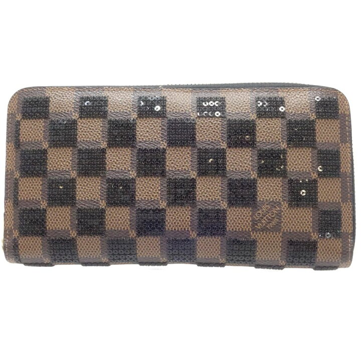 楽天市場】LOUIS VUITTON ルイヴィトン ダミエ パイエット 長財布  