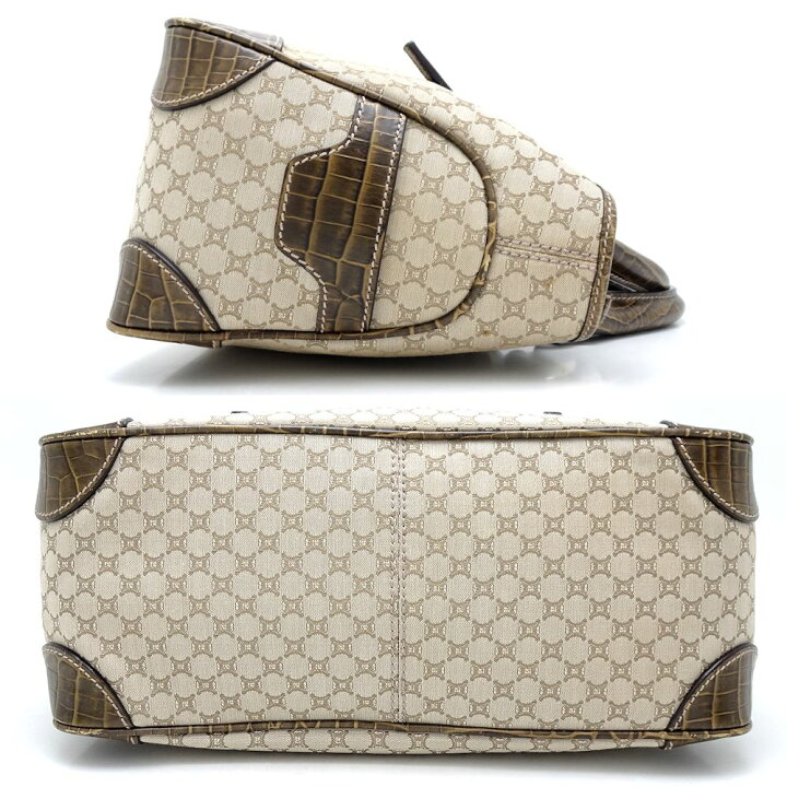 楽天市場】CELINE セリーヌ ブギーバッグ ハンドバッグ マカダム柄  