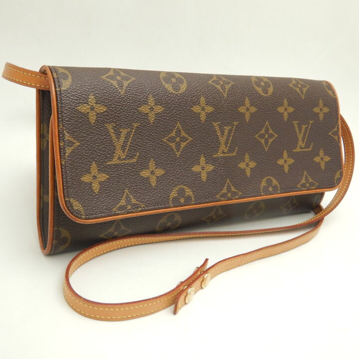 楽天市場】LOUIS VUITTON ルイヴィトン モノグラム ポシェットツインGM 