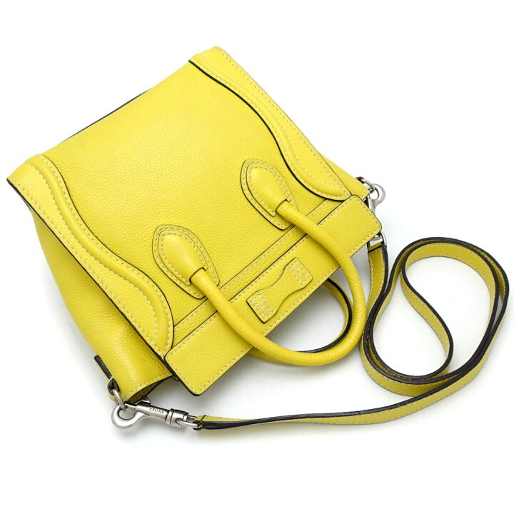 楽天市場】CELINE セリーヌ ラゲージナノショッパー 2Wayバッグ レザー 