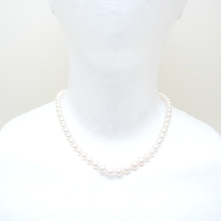 楽天市場】MIKIMOTO ミキモト パール ネックレス あこや真珠5～7.4ミリ 