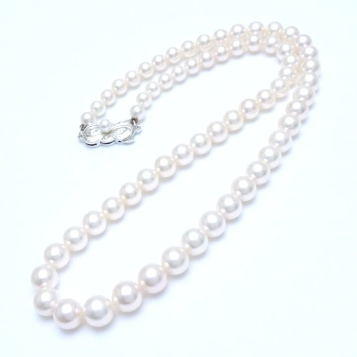 楽天市場】MIKIMOTO ミキモト パール ネックレス あこや真珠5～7.4ミリ 