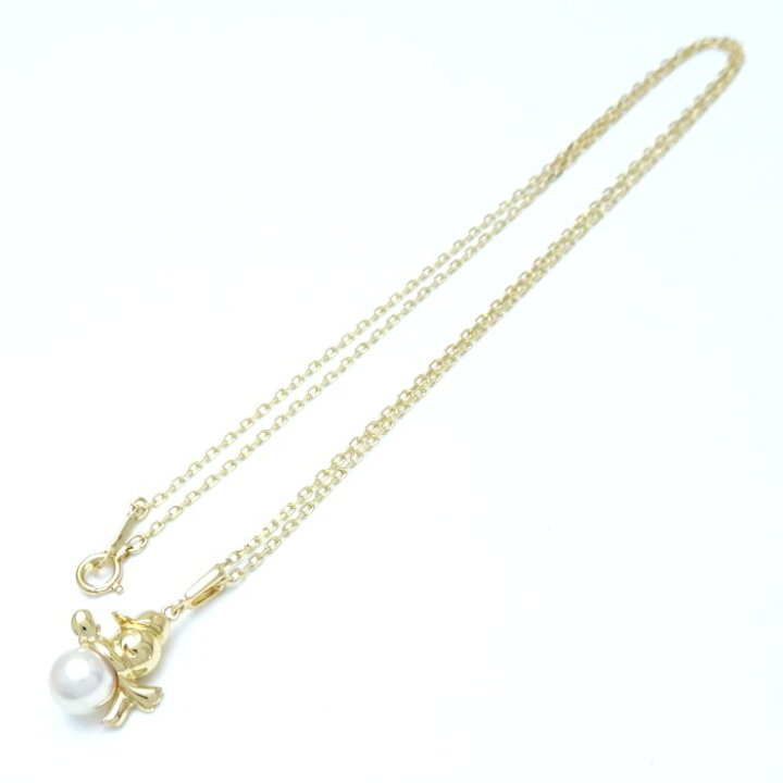 楽天市場】MIKIMOTO ミキモト スノーマン ネックレス 雪だるまモチーフ 
