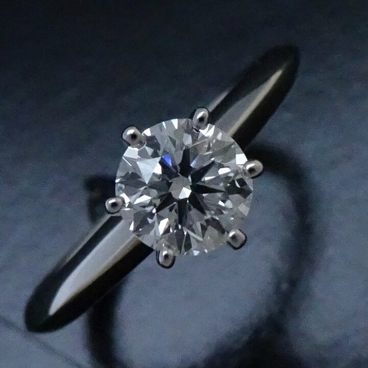 TIFFANY&Co. ティファニー ソリテール リング 指輪 一粒ダイヤモンド  