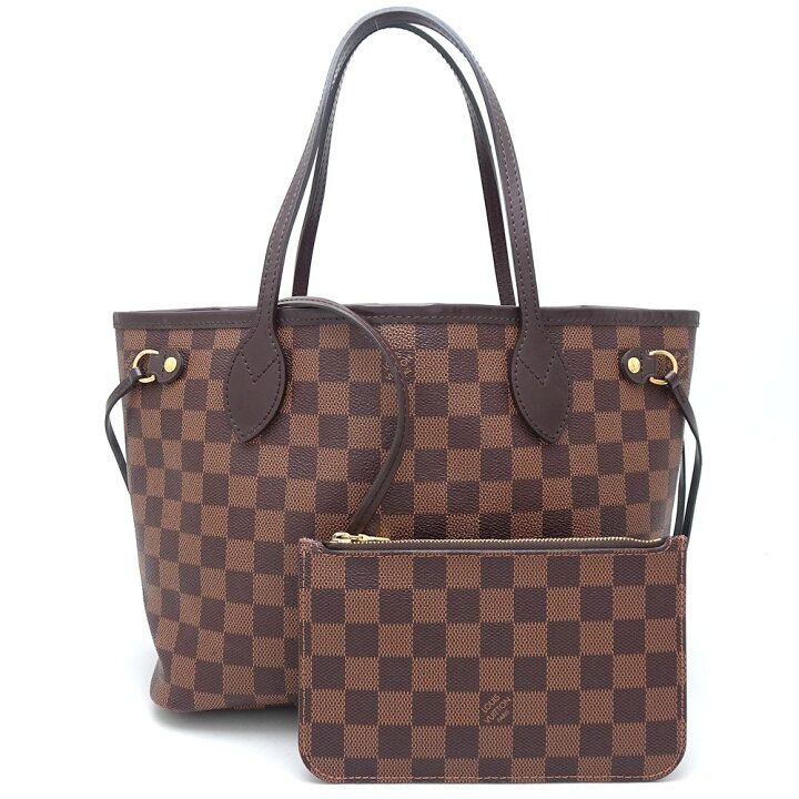 LOUIS VUITTON ルイヴィトン ダミエ ネヴァーフルPM N41359 トートバッグ エベヌ/351463【中古】