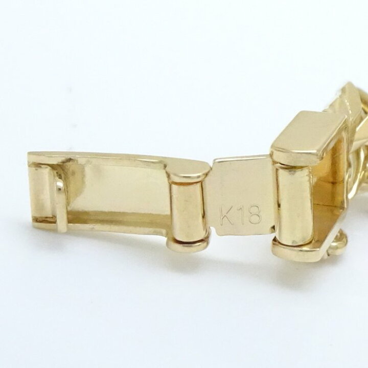 楽天市場】喜平ブレスレット K18YG イエローゴールド 6面 