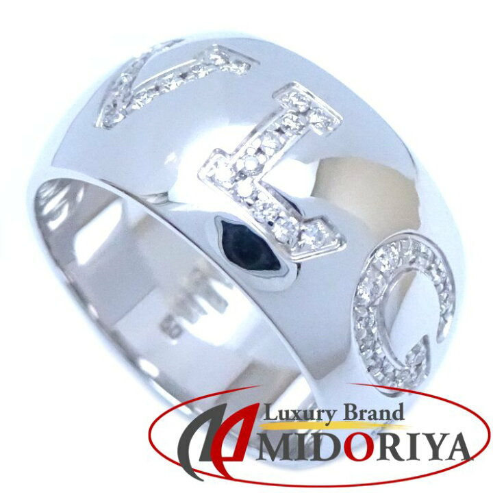 楽天市場】BVLGARI ブルガリ モノロゴ リング 指輪 ダイヤモンド #50  