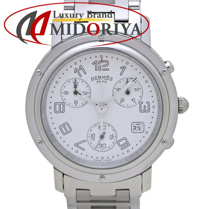 楽天市場】HERMES エルメス クリッパー クロノグラフ CL1.910.132/3753 