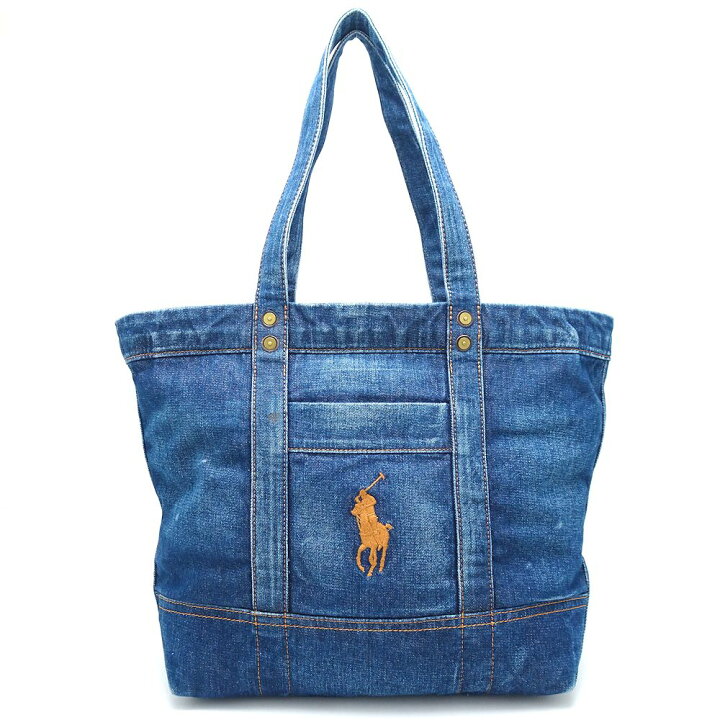 楽天市場】POLO RALPH LAUREN ポロ ラルフローレン デニムトート 