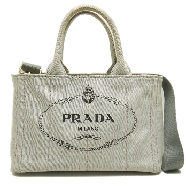 楽天市場】PRADA プラダ カナパ 1BG439 トートバッグ 2WAY デニム  