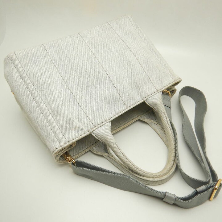 楽天市場】PRADA プラダ カナパ 1BG439 トートバッグ 2WAY デニム  
