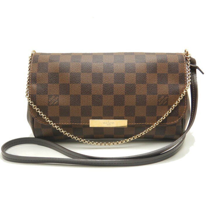 楽天市場】LOUIS VUITTON ルイヴィトン ダミエ フェイボリットMM 