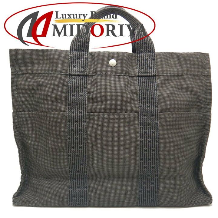 楽天市場】HERMES エルメス トートMM トートバッグ エールライン  