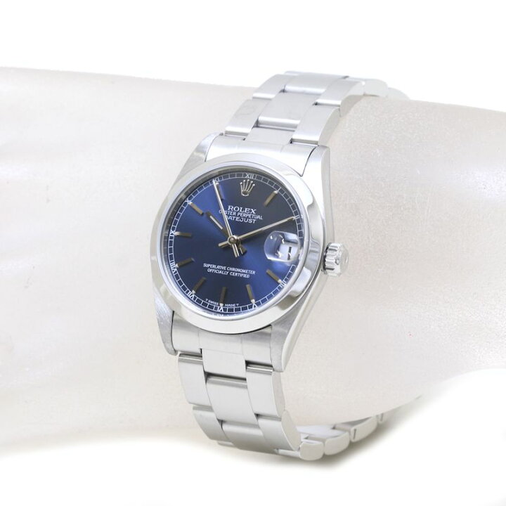 楽天市場】ROLEX ロレックス デイトジャスト 78240【磨き済】ブルー  