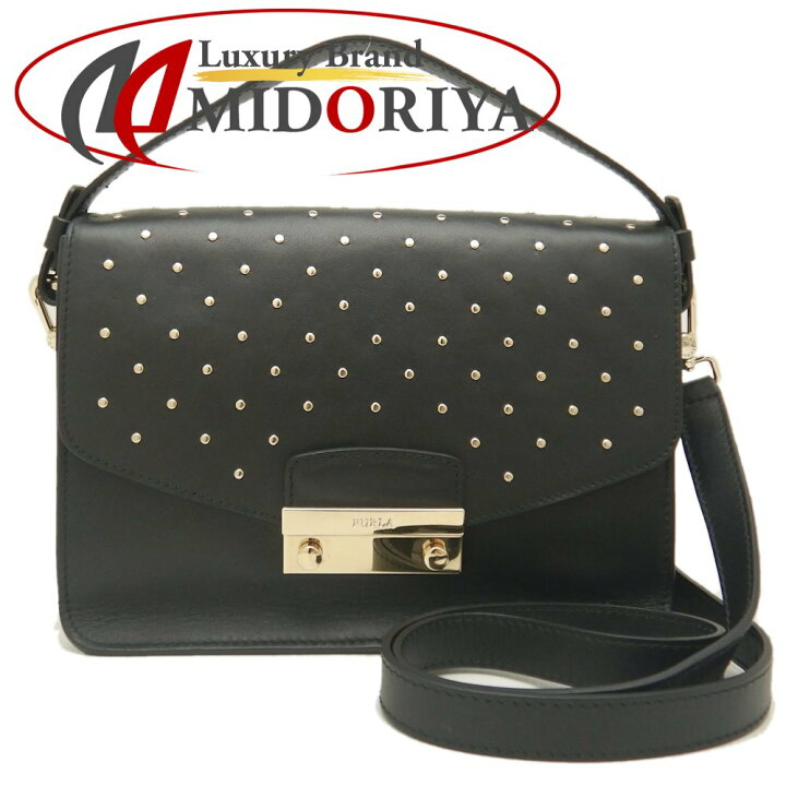楽天市場】Furla フルラ メトロポリス ハンドバッグ スタッズ 2WAY 