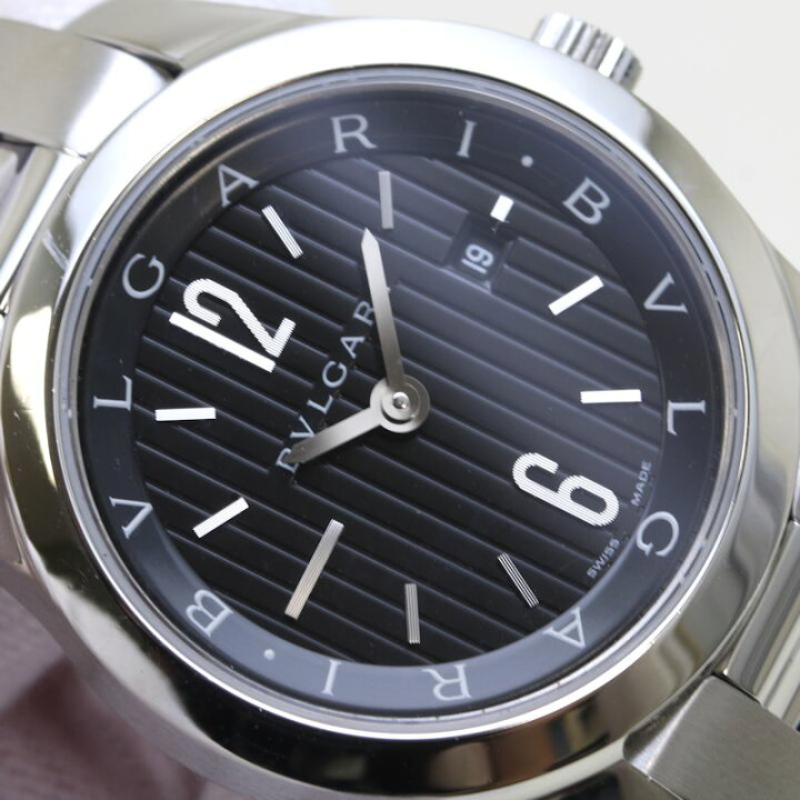 楽天市場】BVLGARI ブルガリ ソロテンポ ST30BSSD ST30S【磨き済/電池 
