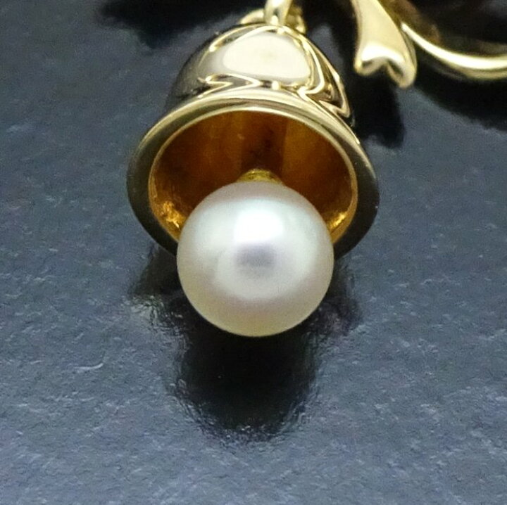 楽天市場】MIKIMOTO ミキモト リボン＆ベル ネックレス ベビーパール 