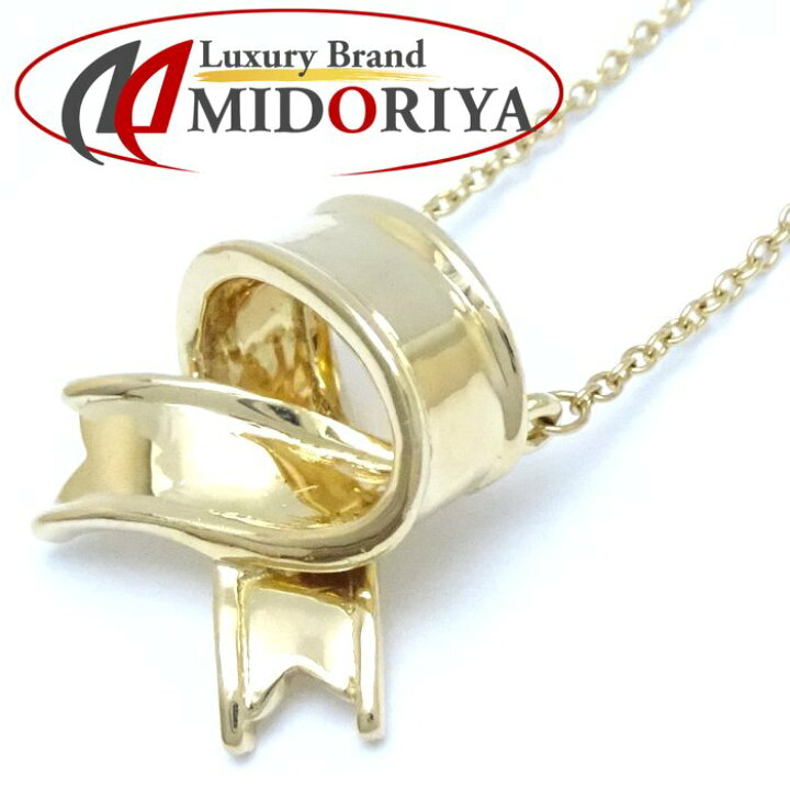 楽天市場】TIFFANY&Co. ティファニー リボン ネックレス K18YG  