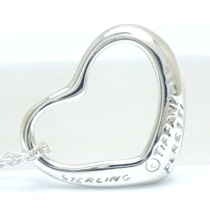 楽天市場】TIFFANY&Co. ティファニー オープンハート ネックレス 14mm  