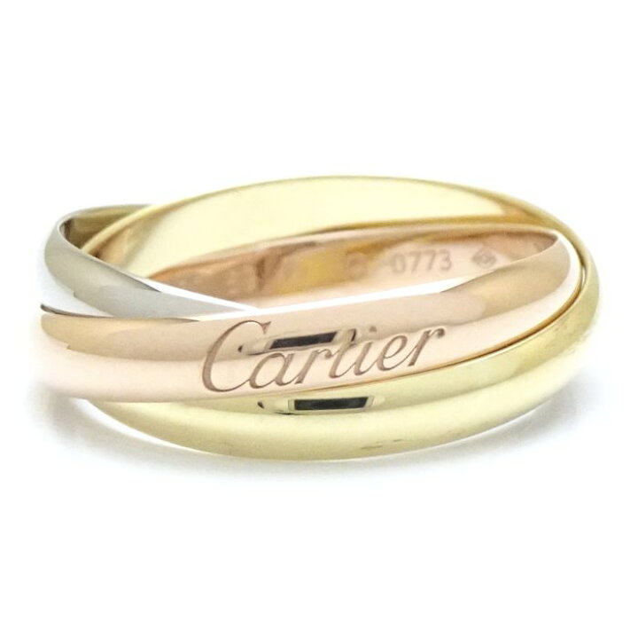 楽天市場】CARTIER カルティエ トリニティ リング 指輪 #53 13.5号 3連 