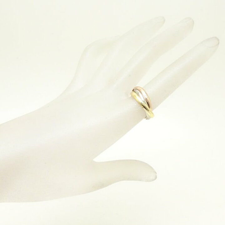 楽天市場】CARTIER カルティエ トリニティ リング 指輪 #53 13.5号 3連 