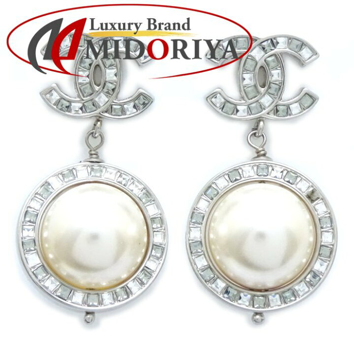 楽天市場】CHANEL シャネル ココマーク ピアス ラインストーン B18B  