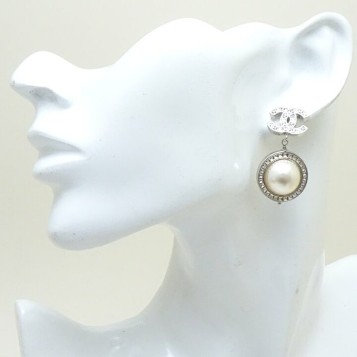 楽天市場】CHANEL シャネル ココマーク ピアス ラインストーン B18B  