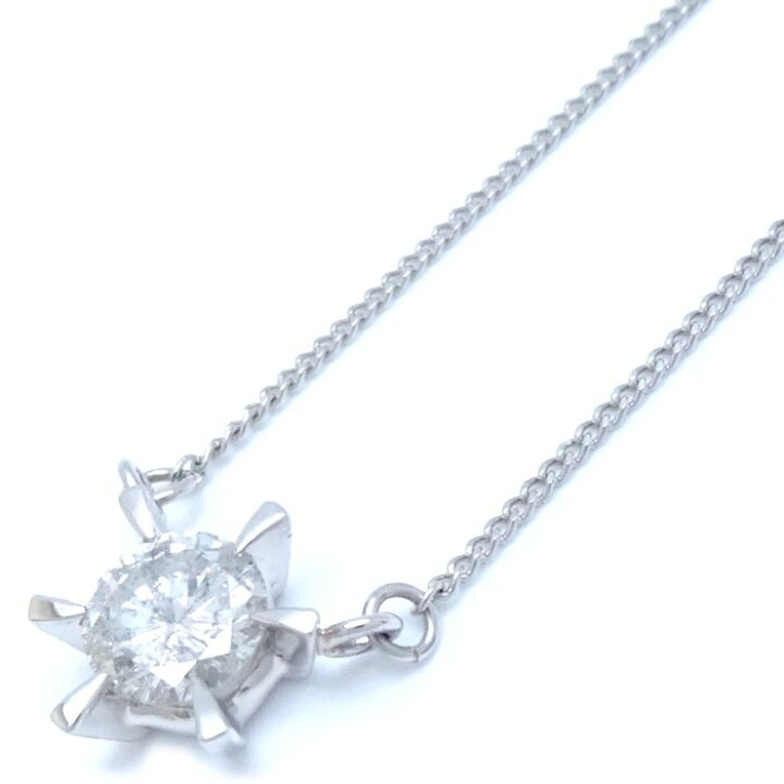 楽天市場】ダイヤモンド ネックレス 一粒ダイヤモンド0.53ct Pt900 