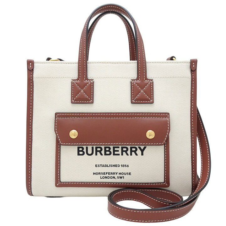 楽天市場】BURBERRY バーバリー ミニ フレヤトート 80441431  