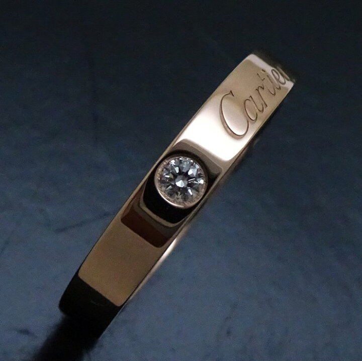 楽天市場】CARTIER カルティエ エングレーブド ウェディング リング  