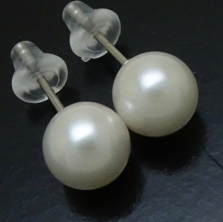 楽天市場】パール ピアス 真珠7.1ミリ Pt900プラチナ /28100【中古 