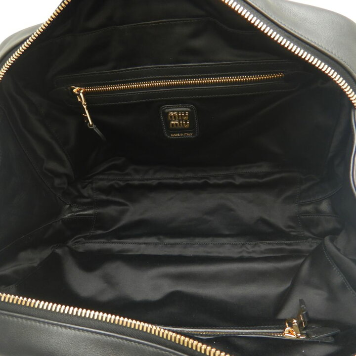 楽天市場】MIUMIU ミュウミュウ レザー ボー バッグ 5BB117  