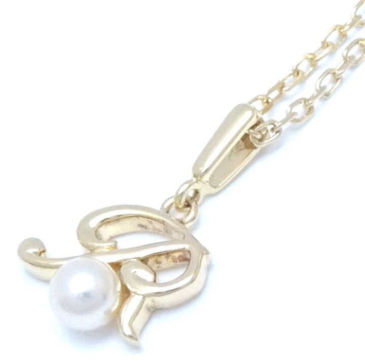 楽天市場】MIKIMOTO ミキモト イニシャル ペンダント ネックレス R 