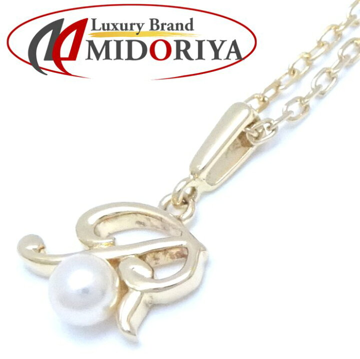 楽天市場】MIKIMOTO ミキモト イニシャル ペンダント ネックレス 